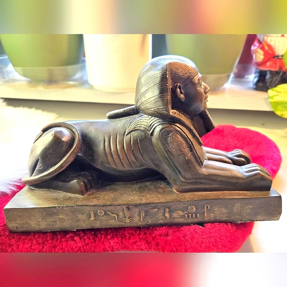 Bronze Sphinx Sculpture - Picture 4 of 12